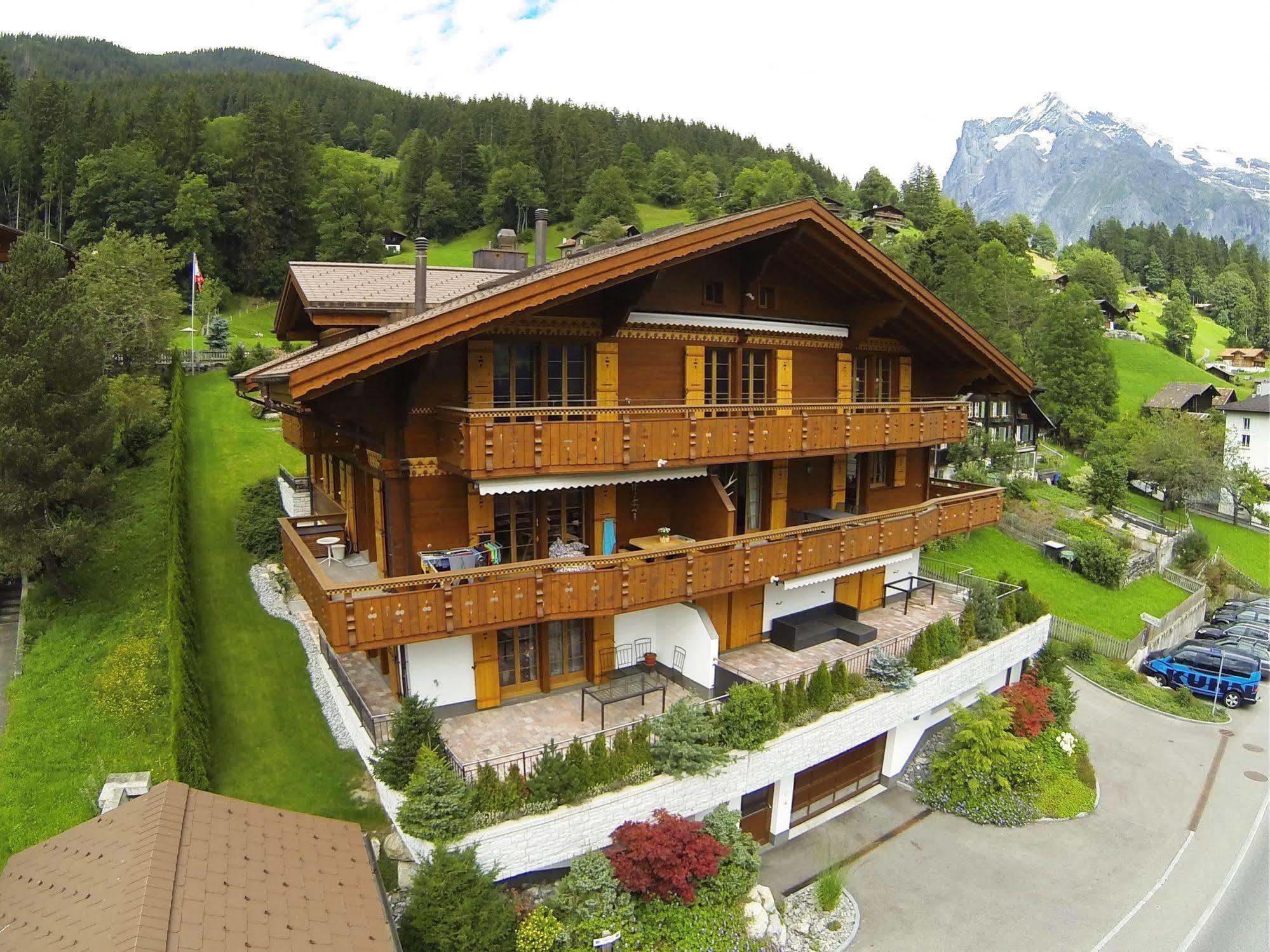 Apartment Kiwi Links - Griwa Rent Ag Grindelwald Eksteriør bilde